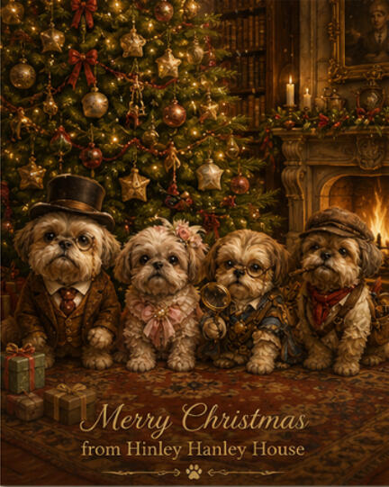 Weekly Update - For new weekly stories and canine caperings at Hinley Hanley House. Weekly Update - For new weekly stories and canine caperings at Hinley Hanley House.